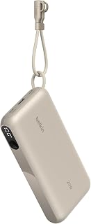 Compare Belkin USBC Portable Charger, 20,000mAh Dual USB C and TypeA Ports, Battery Display Support 20W Charging for iPhone 16, Samsung Galaxy S25, Pixel 9, iPad at KSA Price