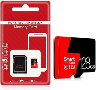 128GB High Speed SD Card with Adapter, TF Card…