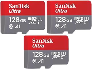 SanDisk 128GB Ultra UHS I MicroSD Card 140MB/s…
