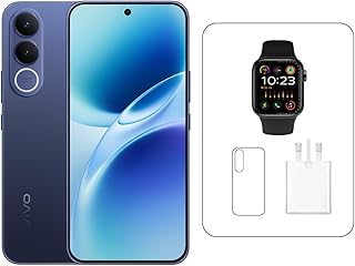 Compare vivo V70 FE 5G Blue, 12GB +256GB | 120Hz AMOLED Display | 32MP Selfie Camera | 7000mAH | IP69|Smartwatch, 24M Warranty, 455Days Screen Replacement – Middle East Version at KSA Price