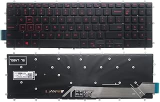 Compare COMPSA  US Laptop Keyboard for DELLs Inspirons157000 7566 7567 7568 7577 5567 7587 7570 7580 5567 3580 3581 3582 3583 3584 3585 Backlit Red font backligh at KSA Price