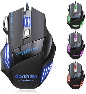 Darshion S8 Optical backlit Wired Gaming Mouse…