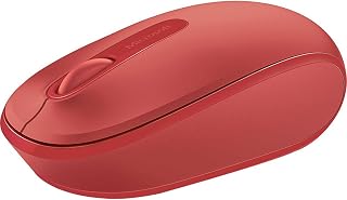 Compare Microsoft Wireless Mobile Mouse 1850  Flame Red. Comfortable RightLeft Hand Use, Wireless Mouse with Nano transceiver, for PCLaptopDesktop, works with MacWindows 81011 Computers at KSA Price