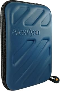 Compare Alexvyan Shock Proof External Hard Disk Case Protector for Toshiba Canvio Alumy 1TB Wired External Hard Disk Drive 1TB, 1 TB, 2TB 2 TB, 3TB 3 TB Compatible HDD Casing Enclosure Bag Blue Flower at KSA Price