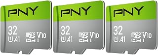 Compare PNY 32GB Class 10 U1 V10 A1 microSDHC™ Flash Memory Card  Fast Read Speeds UHSI Continuous Full HD Photo HD Video Fast Everyday Performance for Tablets, Drones, Cameras at KSA Price