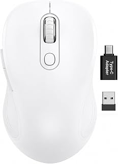 Trueque Wireless Mouse for Laptop, 2.4GHz Ergonomic…