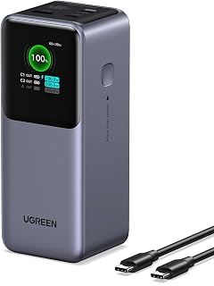 Compare UGREEN Power Bank 20000mAh 130W USB C Fast Charging Portable Charger,Nexode at KSA Price