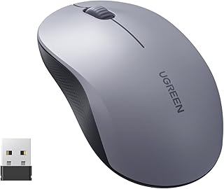 UGREEN Wireless Mouse Medium/Small Size, Silent Mouse…