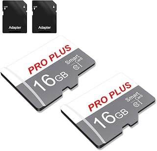 Bliksem 2 Pack Micro SD Card 16GB with SD…