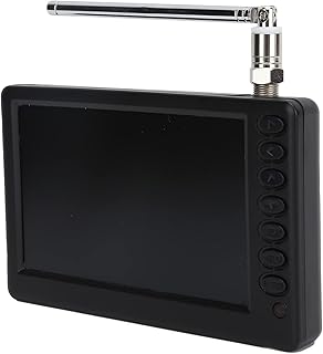 Compare Portable Pocket 5 Inch Digital TV Color TFTLED with USB,1500mAh Rechargeable lithium battery,support for analog TV, digital Television and ATV at KSA Price