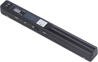 Compare Portable Scanner, USB 2.0 A4 HD Scanning Mobile Document Scanner PDF and JPG Compact 8.27 Inch 900DPI for Pictures Black at KSA Price