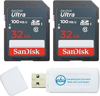 Compare SanDisk Class 10 Memory Card 2 Pack 32GB Ultra SD Card SDSDUNR032GGN3IN at KSA Price
