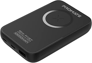 Promate 10000mAh Magnetic Wireless Power Bank for…