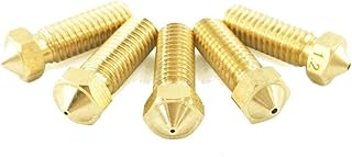 Compare 5PCS 3D Printer Brass Volcano Nozzle M6 Extruder Nozzle 0.40.60.81.01.2mm for 1.753mm Filament for 3D Printer Parts 3D Printing Accessories Size : 0.8mm at KSA Price