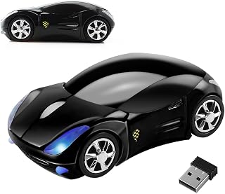 Car Shaped Wireless Mouse, Slim Portable Ergonomic…