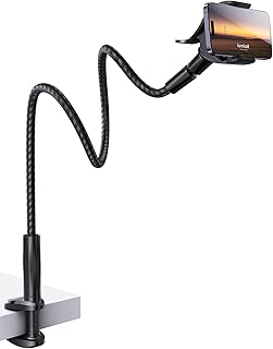 Lamicall Gooseneck Phone Holder Bed - [Newest Nylon…