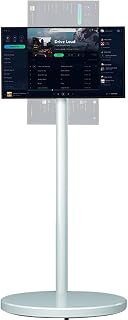 Compare Battery Operated TV Portable, TV Portable with Stand on Wheels 8GB RAM + 128GB Storage, Rotatable Display Portable Television for Home, Office, School, Outdoor Use,32"15000mAh at KSA Price