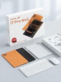 Compare umiio Tablet, 10.1 inch Display, 1TB ROM Storage, 10000mAh Battery, Android 15.0, Dual SIM, 8MP Front 20MP Rear Camera, at KSA Price