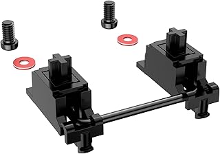 Compare DUROCK Stabilizer V3, Screw in Stabilizers with 2u 6.25u 7u Wires, PCB Mount Keyboard Stabilizers for Mechanical Keyboards V3 Nero 100% Kit at KSA Price