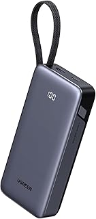 UGREEN 45W Power bank 20000mAh with Built-in USB…