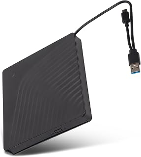 Compare Zunate External DVD Drive Case, High Transmission Rate up to 5Gbps USB 3.0 Detachable USB 2.0 for Optical Laptop Drive for DVD RW SATA Player 12.7 Mm9.5 mm at KSA Price