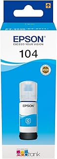Compare Epson  T104 Cyan EcoTank BottlePrinters and Scanners at KSA Price