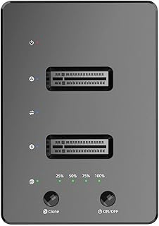 Compare HiInn Type C to USB 3.0 M.2 SATA NGFF SSD Hard Disk Drive Docking Station Dual Bay External Offline Clone Adapter at KSA Price