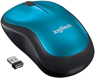 Logitech M185 Wireless Mouse, 2.4GHz with USB Mini…