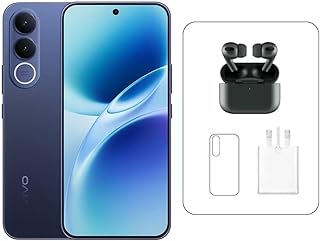 Compare vivo V70 FE 5G Blue 8GB +256GB 120Hz AMOLED| 32MP Selfie Camera | 7000 | IP69 | Earbuds Pro, 24M Warranty, 455Days Screen Replacement – Middle East Version at KSA Price