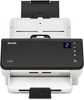 Compare Kodak E1030 A4 Scanner with Automatic Document Feeder ADF 600 x 600 DPI Black at KSA Price