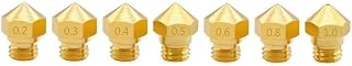 Compare 5pcs 3D Print Parts M7 Nozzle Thread MK10 0.20.30.40.50.60.81.0mm For 1.75mm Extruder Printer Head Accessories at KSA Price
