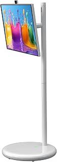 Compare VLH 27″ FHD Touch Screen Rolling TV, Smart Portable TV on Wheels, 6G+128GB, 27000mAh Battery, Android 15 OS, EDLACertified, Wireless Tablet TV with Voice Remote Control, Builtin 13MP Camera at KSA Price