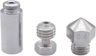 Compare MK10 All Metal for Hotend Kit M7 Stainless Steel or Copper Nozzle 0.4mm & Aluminum Throat & Connector for 3D Printer onderdelen 3D Printing Accessories Size : Copper 0.4mm Nozzle at KSA Price