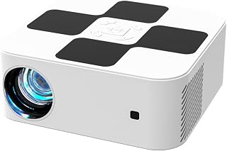 Compare HD 1080P Android Portable Mini Home Projector Mobile Wireless Same Screen Projector 1400 Lumens HD Highlight at KSA Price