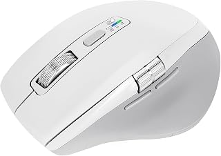 Compare INFINMIND Wireless Bluetooth Mouse with Smart Flying Scroll, Thumb Wheel & Ergonomic Design, Quiet 3 Device Mouse for Mac OSChromeLinuxAndroid White at KSA Price