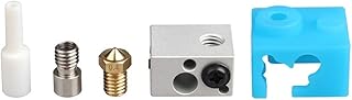 Compare 2IN1V2 Hotend Module Volcano Heating Block with Silicone Sock Throat NV6 Nozzle Kit 0.21.01.75mm for 3D Printer 3D Printing Accessories Size : A NV6 0.2 Nozzle at KSA Price