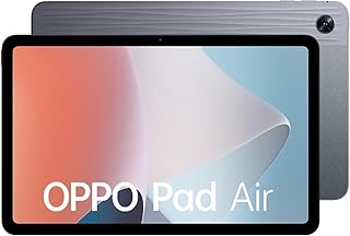 Compare OPPO Official Pad Air, 6.94mm UltraSlim & Light Body, 2K EyeCare Display, Qualcomm Snapdragon™ 680 8Core 6nm Processor, 7100mAh Big Battery, Dolby Atmos QuadSpeakers, Smart Multitasking, Grey at KSA Price