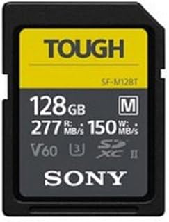 Sony TOUGH-M Series SDXC UHS-II Card 128GB V60…