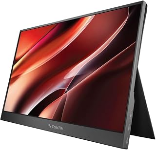 Compare Taktik 15.6 Inch Touch Screen Monitor – Full HD 1080P IPS Display, 60Hz Refresh Rate, USBCHDMI, Builtin Speakers, Slim Lightweight Laptop Screen Expander for Work, Travel, Gaming at KSA Price