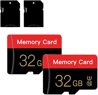 2 Pack Micro SD Card 32GB with SD Adapter…