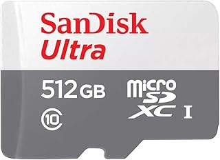 Compare SanDisk 512GB Ultra microSDXC UHS 1 Card 100MBs Grey SDSQUNR512GGN3MN, Grey at KSA Price