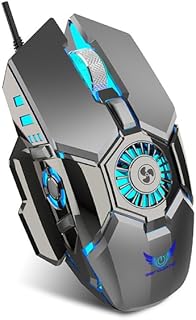 SA-COMP - Cooling Fan Gaming Mouse USB Wired…