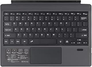 Compare Eacam Wireless BT Keyboard Portable Ultrathin Backlight Tablet Keyboard with Large Size Touchpad Compatible with Surface Pro 34567 at KSA Price