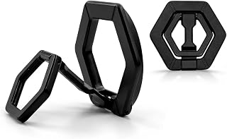 Magnetic Phone Grip and Foldable Ring Holder Compatible…