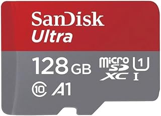 SanDisk 128GB Ultra UHS I MicroSD Card 140MB/s…
