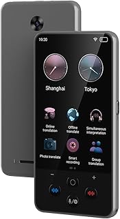 Compare Fawoonu Portable Language Translator Device 138 Languages Voice Translating Offline Translation Simultaneous Interpretation Text Photo Translate Support Voice Video with Unit Conversion and at KSA Price