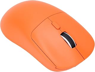 Compare Rechargeable Wireless Mouse, Bluetooth 5.4 + 2.4G + USB Orange at KSA Price