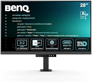 Compare BenQ RD280UA 28.2” 4K 90W USB TypeC Programming Monitor with Backlight & Flexible Monitor Arm, FineCoated Panel, Coding Modes, Ergonomic Design, 3:2 Ratio  KSA Version  3 Year Warranty at KSA Price