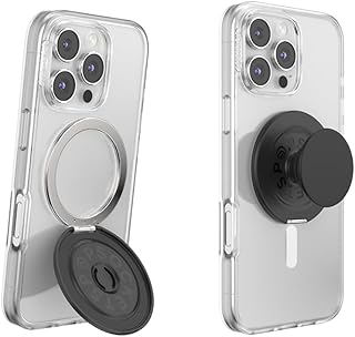PopSockets مقبض Kick-Out لـ MagSafe، مسند- أسود