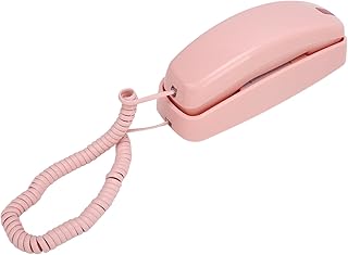 Compare Landline Phone for Home, Corded Phone Wall Mountable Small Big Button Lightweight Senior Friendly for Hotel Roseate at KSA Price